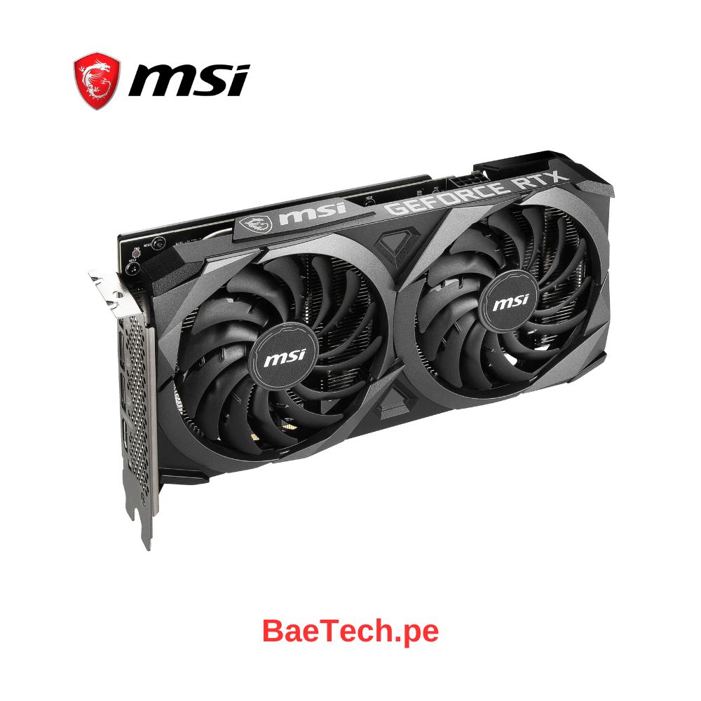 Tarjeta de video MSI GeForce RTX 3060 VENTUS 2X 12G OC, 12GB GDDR6