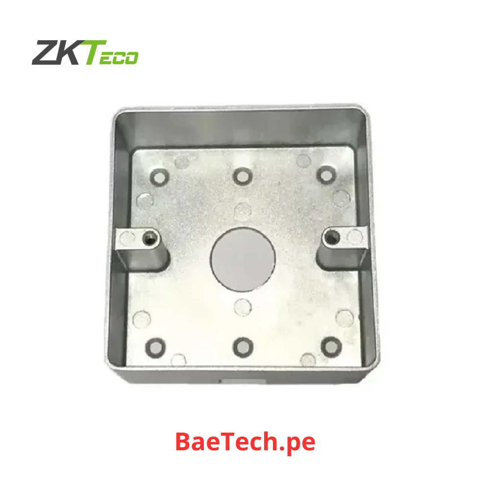 ZKTECO ED101 - CAJA METALICA CUADRADA PARA BOTON EB Y TLEB – BaeTech Peru
