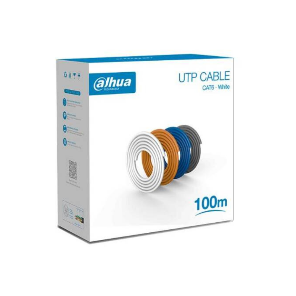 Dahua - Câble RJ45 UTP CAT6 Dévidoir de 100m