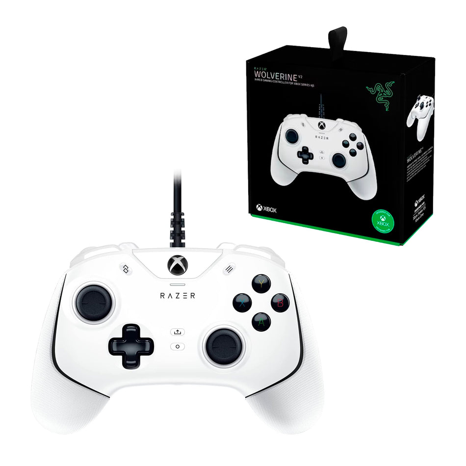 MANDO RAZER WOLVERINE V2 CHROMA PC/XB WHITE (RZ06-04010200-R3U1)