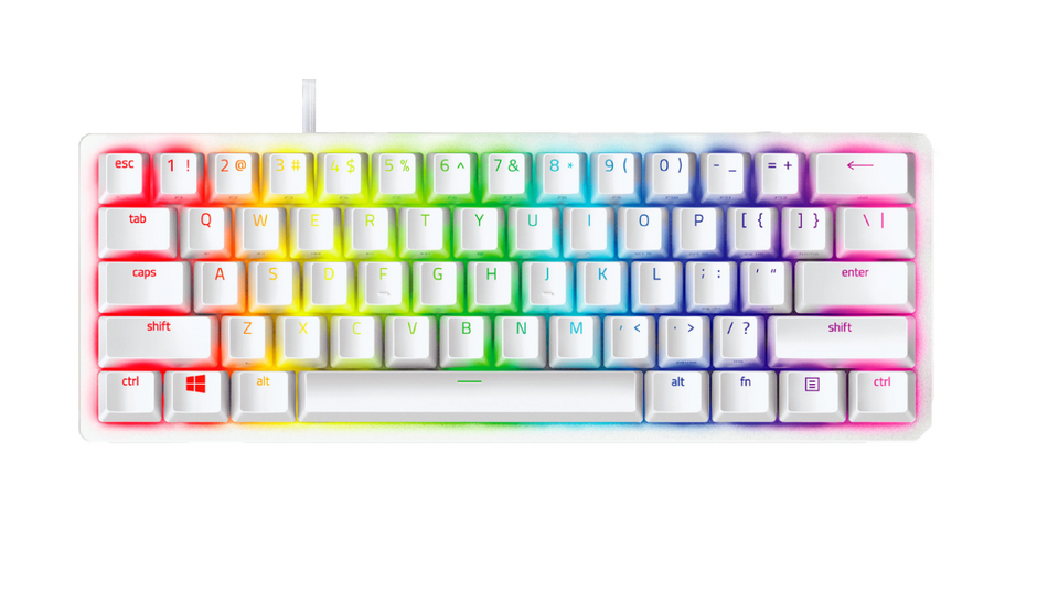 TECLADO RAZER HUNTSMAN MINI OPTO MECÁNICO PURPLE SWITCH US CHROMA MERCURY (RZ03-03390300-R3M1)