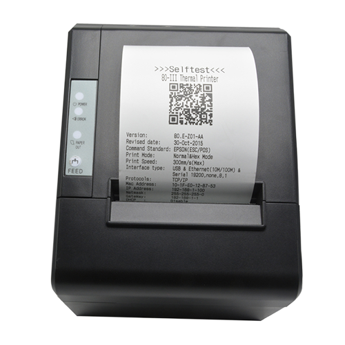 ZKTECO ZKP8001 - Impresora térmica de 80mm - 300mm/sec autocortado