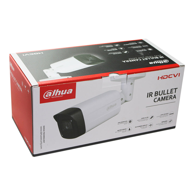 Camara de vigilancia 5MP DAHUA HAC-HFW1500R-Z-IR6-A tubo HDCVI FULL HD 2K motorizada microfono incorporado IR 60mts metal