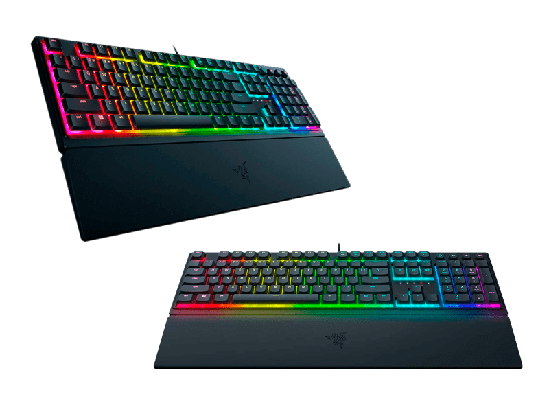 TECLADO RAZER ORNATA V3 TKL MECHA-MEMBRANE US PERFIL BAJO CHROMA NEGRO (RZ03-04880200-R3U1)