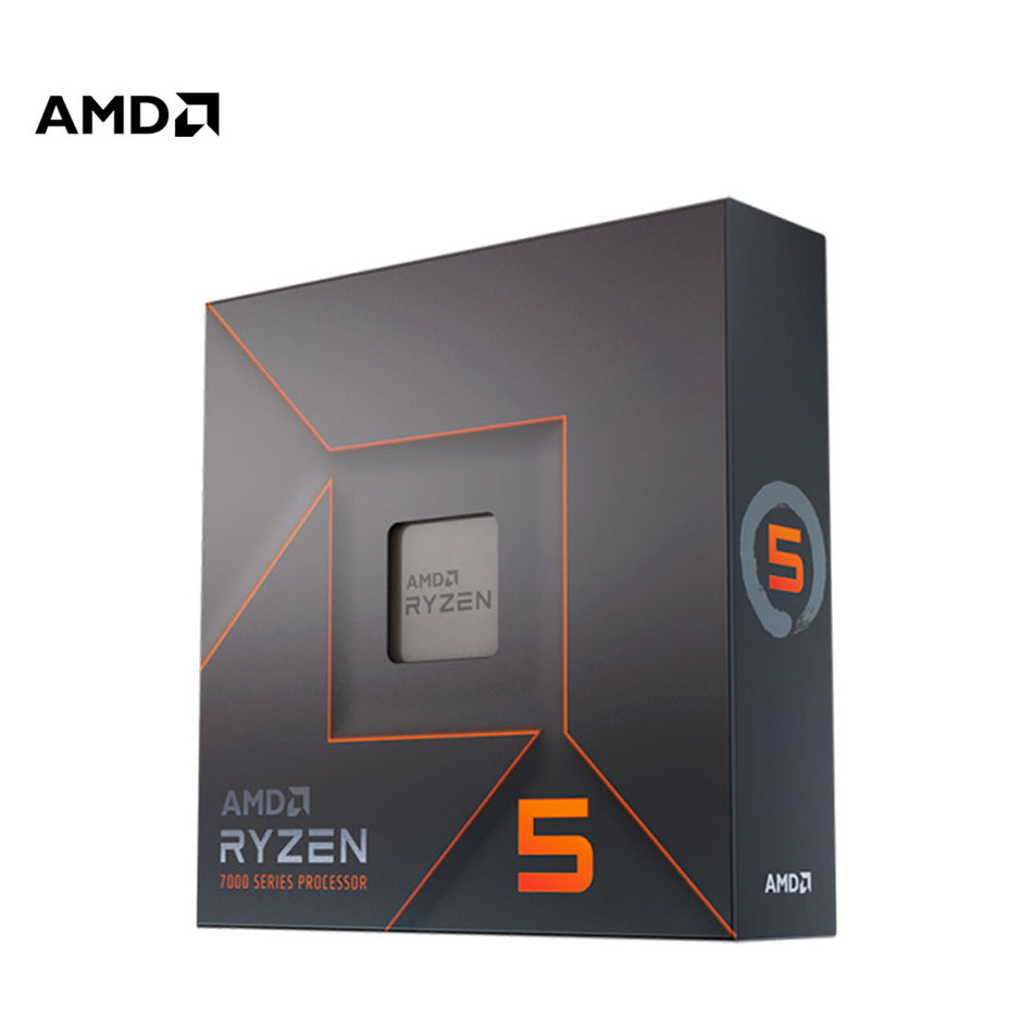 Procesador AMD Ryzen 5 7600X 4.7/5.3GHz, 32MB L3, 6-Core, AM5, 5nm, 105W