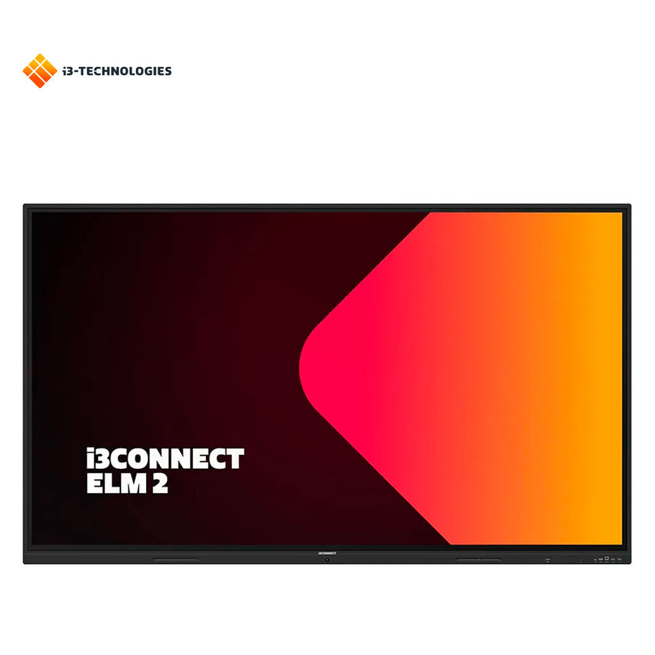 Pantalla interactiva i3CONNECT ELM 2 75" 4K UHD LCD ARM 8GB 16:9 Aspect Ratio 3840 x 2160