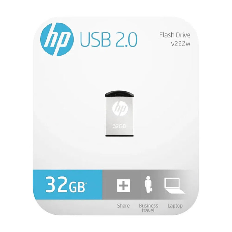 MEMORIA HP USB 2.0 V222W 32GB SILVER (HPFD222W-32)