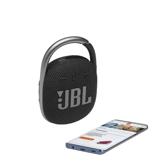 JBL CLIP 4 ALTAVOZ ULTRAPORTÁTIL RESISTENTE AL AGUA- JBLCLIP4BLKAM NEGRO