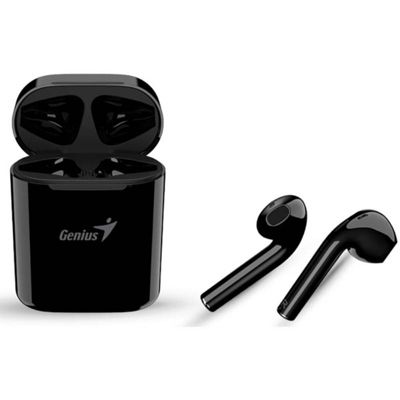 AUDIFONO INALAMBRICO CON MICROFONO GENIUS HS-M900BT TRUE BT NEGRO