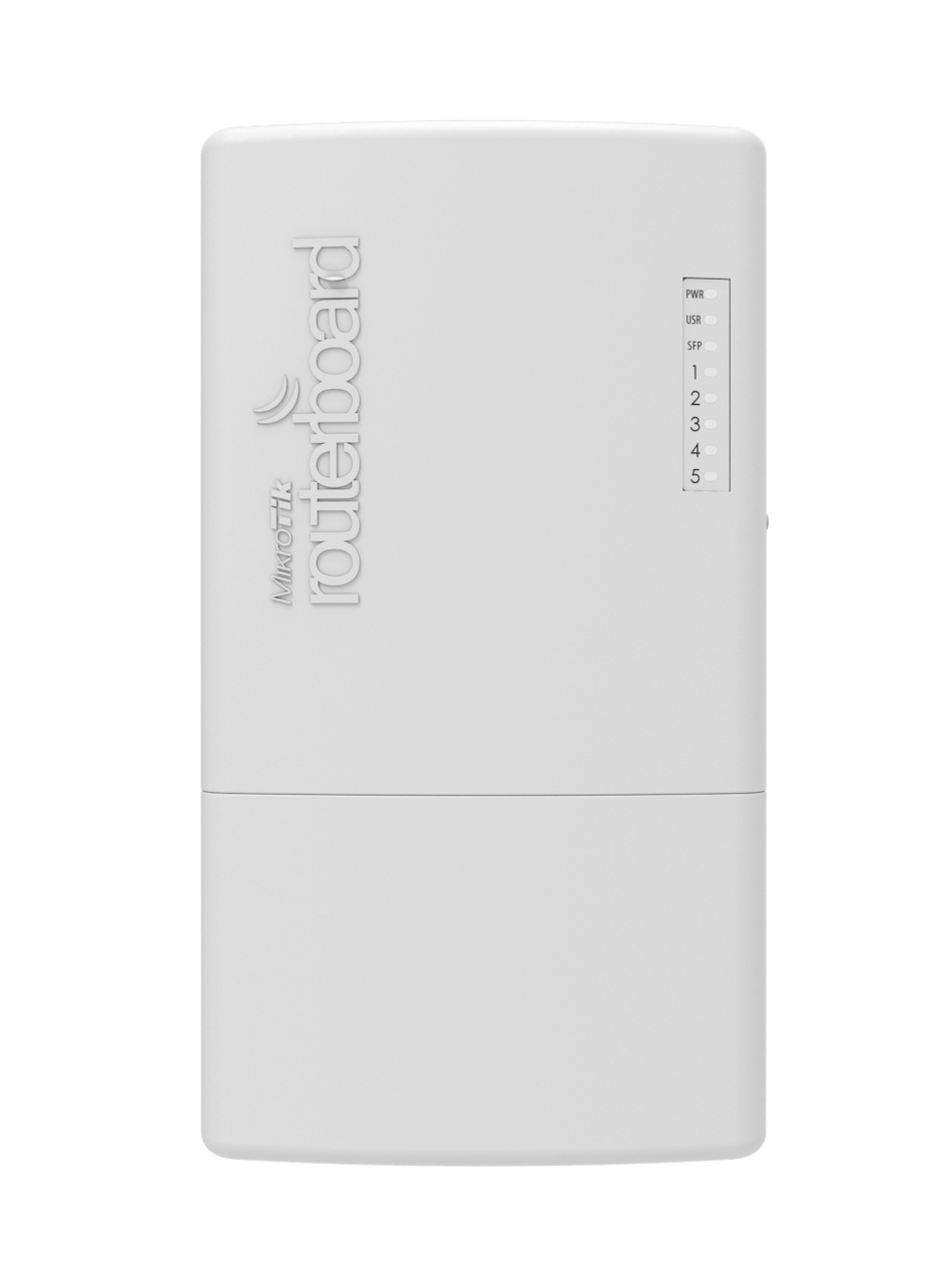 MIKROTIK RB960PGS-PB - (POWERBOX PRO) ROUTER PARA EXTERIOR 5 PUERTOS GIGABIT, POE 802.3AF/AT