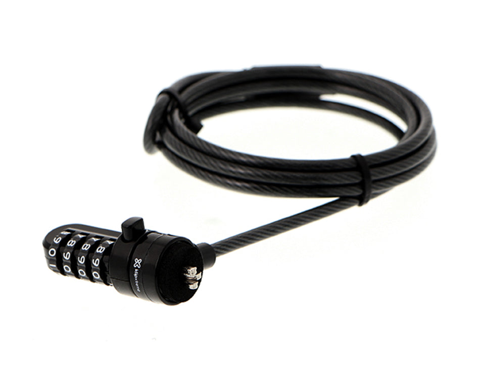 CABLE DE SEGURIDAD KLIP BOLT II ( KSD-335 ) COMBINACION Y LLAVE | ACERO GALVANIZ