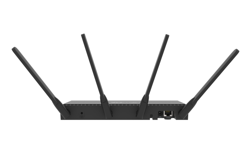 MIKROTIK RB4011iGS+5HacQ2HnD-IN - ROUTER CON WI-FI 4X4 MU-MIMO, HASTA 2 WATTS DE POTENCIA, ANTENAS DE 3 DBI, 10 PUERTOS GIGABIT, 1 PUERTO SFP+