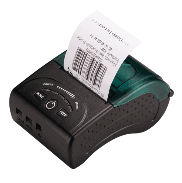 ZKTECO ZKP5808 IMPRESORA TERMICA PORTATIL 58MM BLUETOOTH