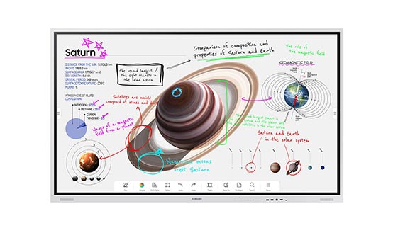 Samsung Interactive Pro WM85B 215.9cm (85") 4K UHD LCD Pantalla de colaboración - 3.50GB SDRAM - Infrarrojo (IrDA) - Pantalla Táctil