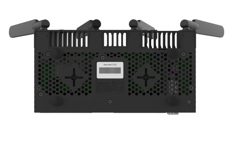 MIKROTIK RB4011iGS+5HacQ2HnD-IN - ROUTER CON WI-FI 4X4 MU-MIMO, HASTA 2 WATTS DE POTENCIA, ANTENAS DE 3 DBI, 10 PUERTOS GIGABIT, 1 PUERTO SFP+