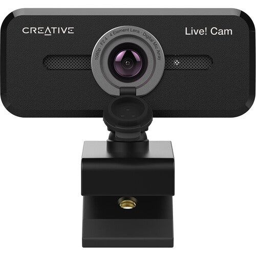 CAMARA CREATIVE LIVE! CAM SYNC V2 FHD 1080P C/TAPA DUAL MIC USB BLACK (73VF088000000)