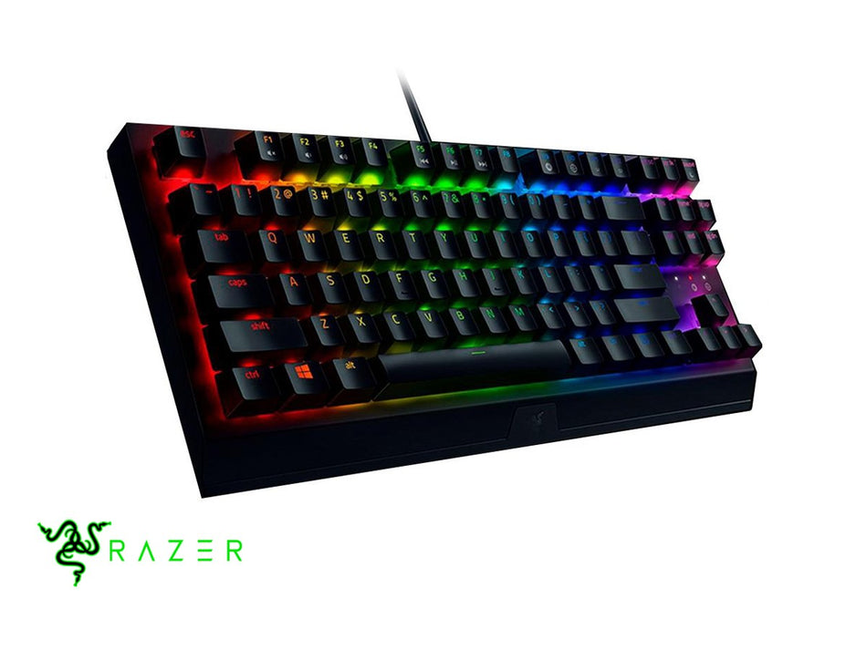 TECLADO RAZER BLACKWIDOW V3 TKL MECANICO INTERRUPTOR AMARILLO SP CHROMA NEGRO (RZ03-03492300-R311)