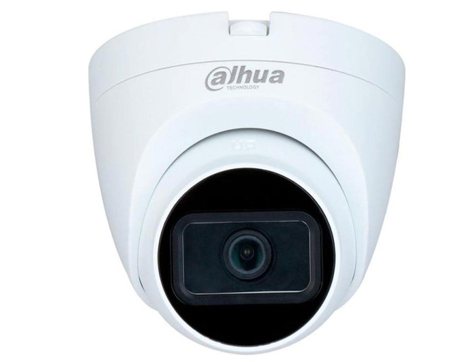 Camara de vigilancia 2MP DAHUA HAC-HDW1200TRQ-A domo HDCVI FULL HD 2.8mm microfono incorporado IR 25mts plastico