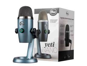 MICROFONO BLUE YETI NANO USB STREAMING CARDIOD / OMNI GRAY (988-000508)