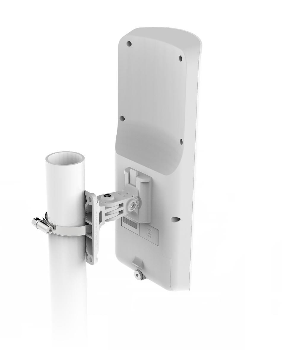 MIKROTIK RBD22UGS-5HPACD2HND-15S  Estación base de doble banda de 2,4/5 GHz con una potente antena sectorial integrada, compatibilidad con PoE, Gigabit Ethernet y SFP.