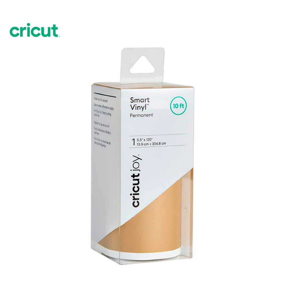 Cricut Vinilo Permanente Smart Color Dorado Rollo de Mejor Valor 13.9cm x 3m