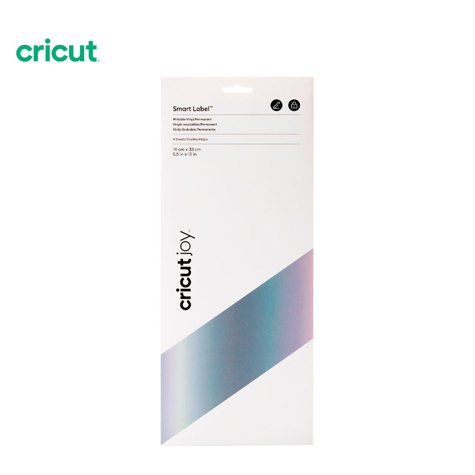 Cricut Vinilo Permanente Escribible Smart Label Color Plateado 13.9cm x 33cm