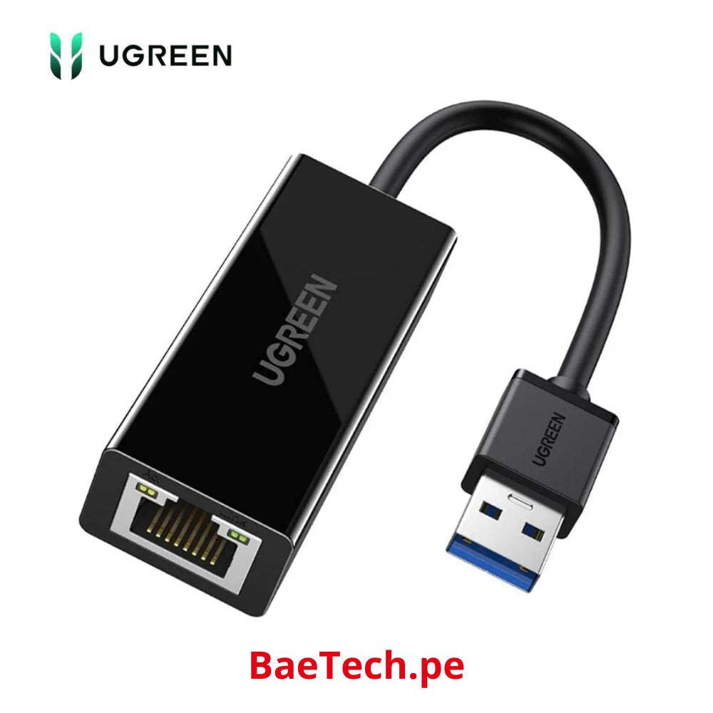 UGREEN CM417 20256 Adaptador de red USB 3.0 a RJ45 – BaeTech Peru