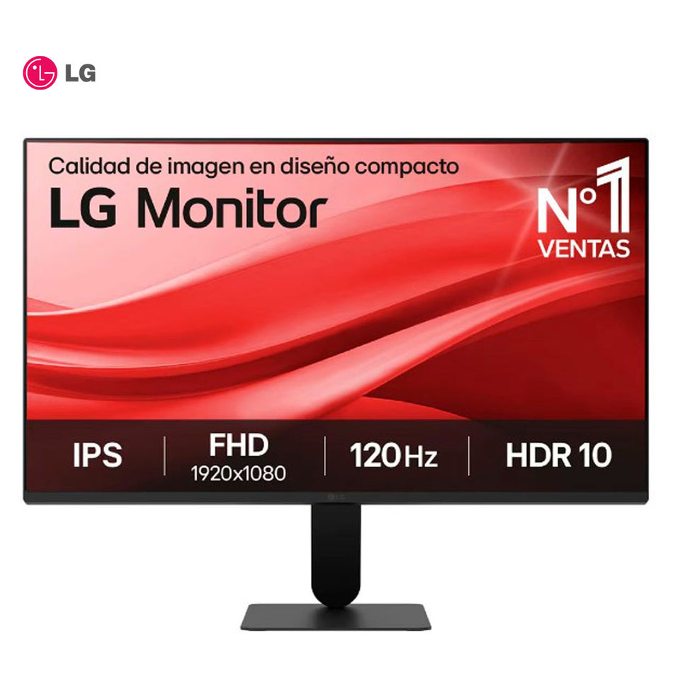 Monitor LG 24U411A-B. 24" IPS FHD, 120Hz, 5ms, Anti-Reflejos, HDR10