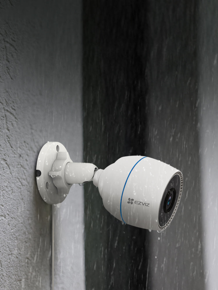 Camara de vigilancia wifi inalambrico EZVIZ C3TN IP full hd 2mp 1080 tubo vision nocturna 30m parlante incorporado uso hogar exterior - CS-C3TN-A0-1H2WF