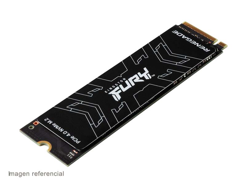 Unidad en estado solido Kingston FURY Renegade 500GB, M.2 2280 PCIe 4.0 NVMe.