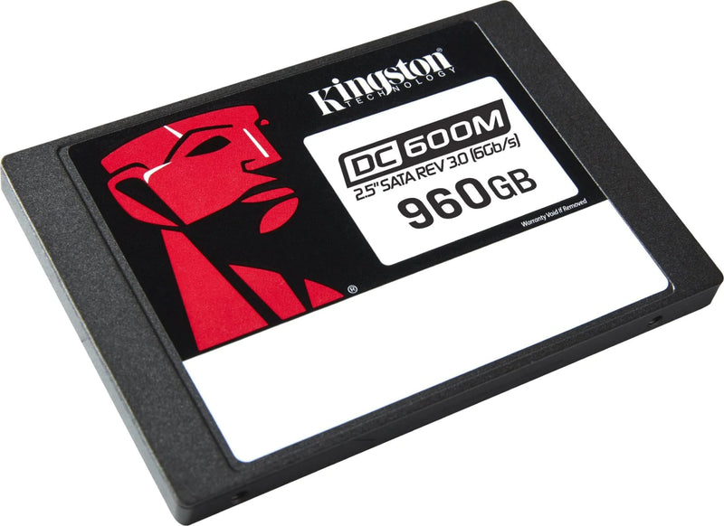 Unidad en estado solido Kingston DC600M 960GB, SATA Rev. 3.0 (6Gb/seg), 2.5"