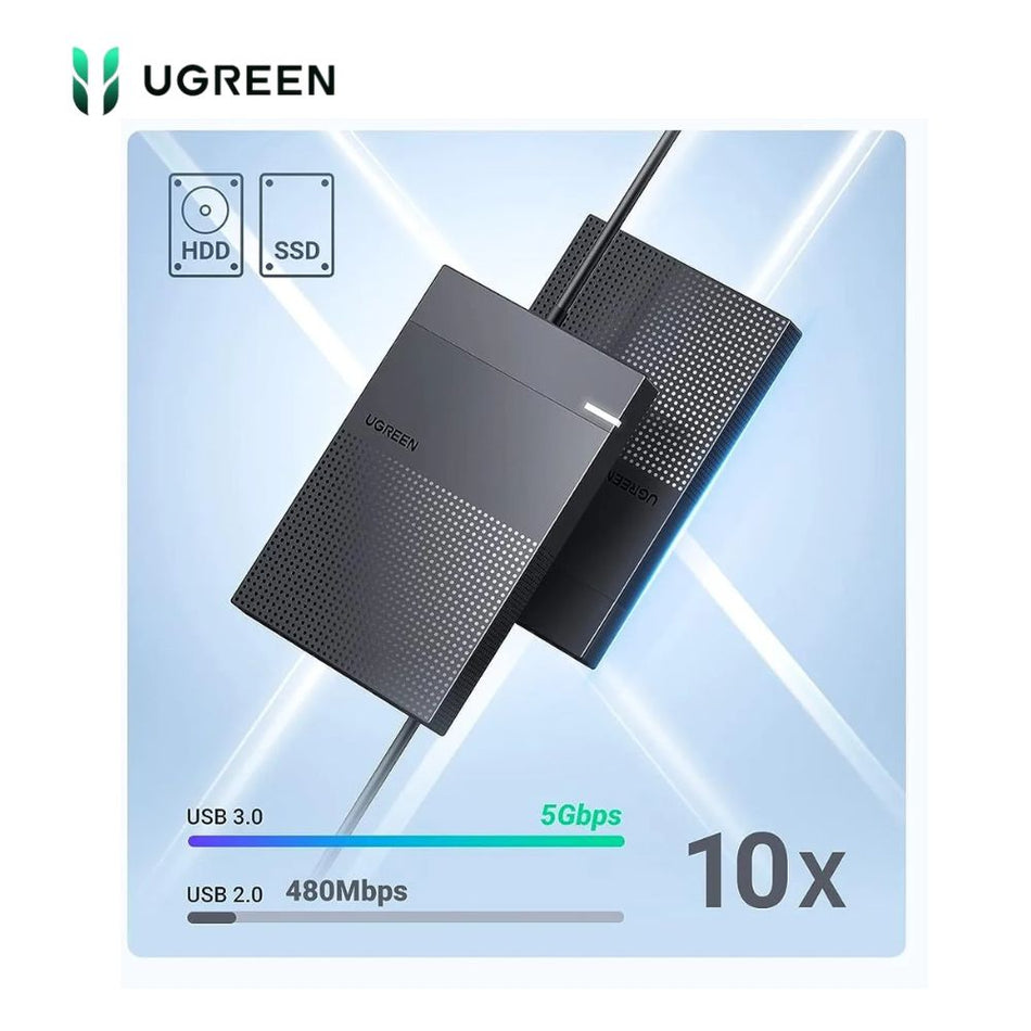 UGREEN CM471 30719 Case carcasa para disco duro USB 3.0 2.5"