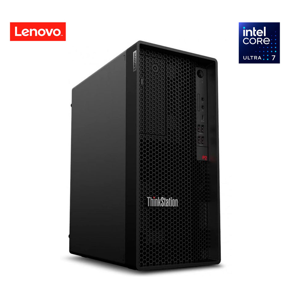 PC Lenovo ThinkStation P2 Tower Gen 2, Ultra 7 265K, RTX A400, 16GB - 512GB SSD M.2, W11P