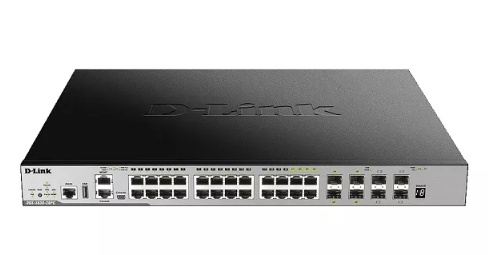D-LINK DGS-3630-28PC-SI Switch Capa 3 20 POE 10/100/1000, 4 PUERTOS COMBO, 4 PUERTOS 10G SFP+,POE 802.3 AF/AT