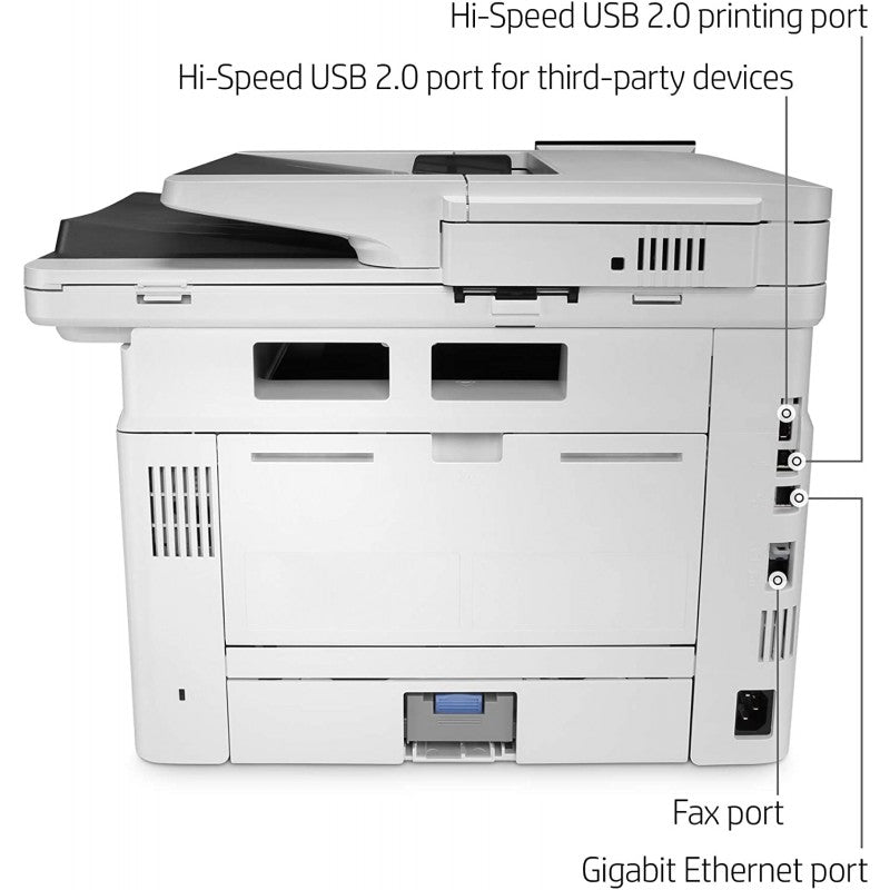 Impresora HP LaserJet Enterprise MFP M430 Imprime Escanea Copia Fax USB 2.0 LAN