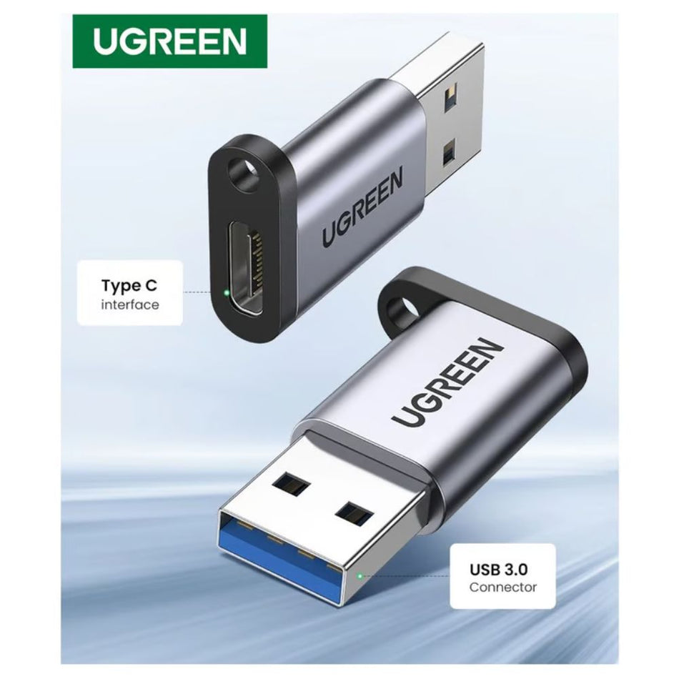 UGREEN US276 50533 Adaptador USB-A 3.0 macho a USB-C hembra