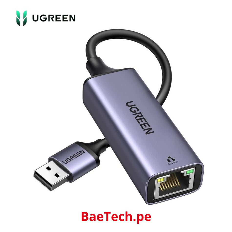 UGREEN CM209 50922 ADAPTADOR DE RED USB 3.0 A RJ45 GIGABIT