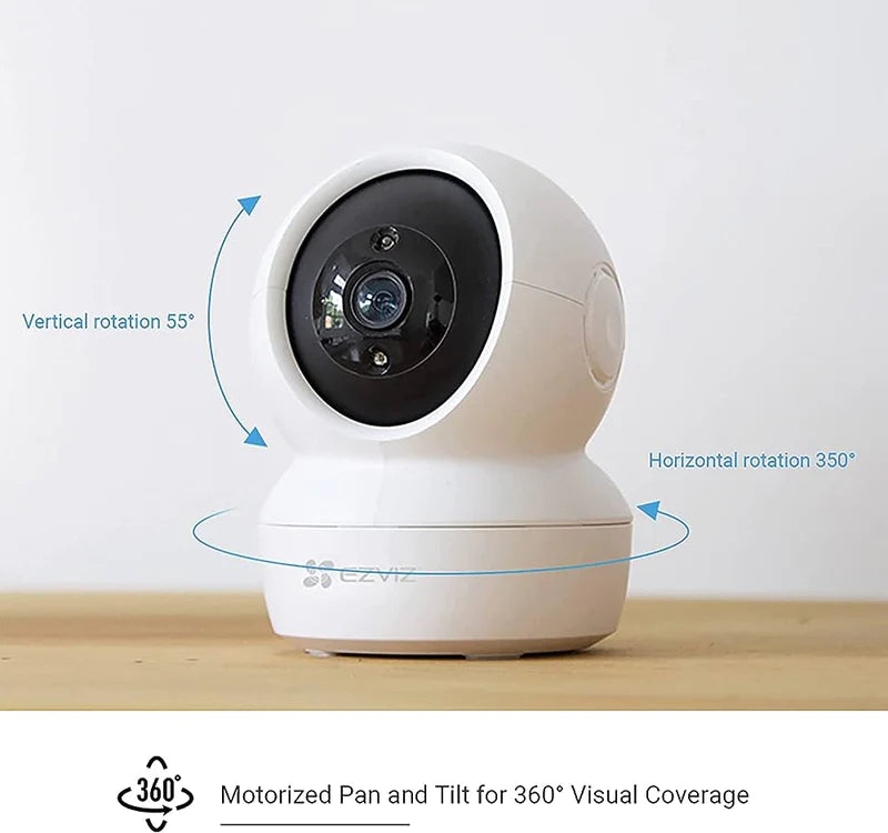 CAMARA DOMO IP WIFI 2MP 360° EZVIZ CS-C6N-R101-1G2WF LENTE 4MM IR 10M