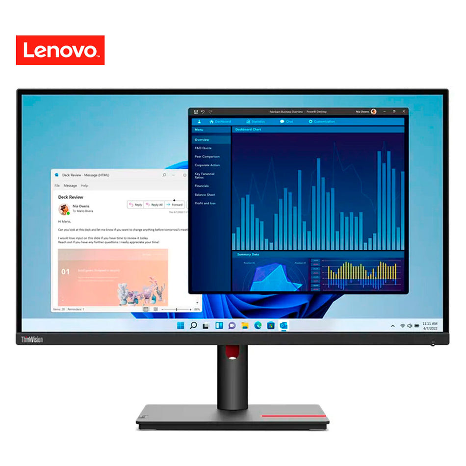 Monitor Lenovo ThinkVision T22i-30, 21.5" 1920x1080 WLED IPS HDMI/DP/VGA Color Raven Black