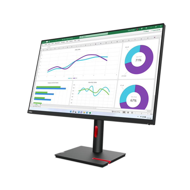 Monitor Lenovo ThinkVision T32h-30, 31.5" WLED IPS, HDMI x1/DP x1/USB-C x1/USB-A x4/RJ-45