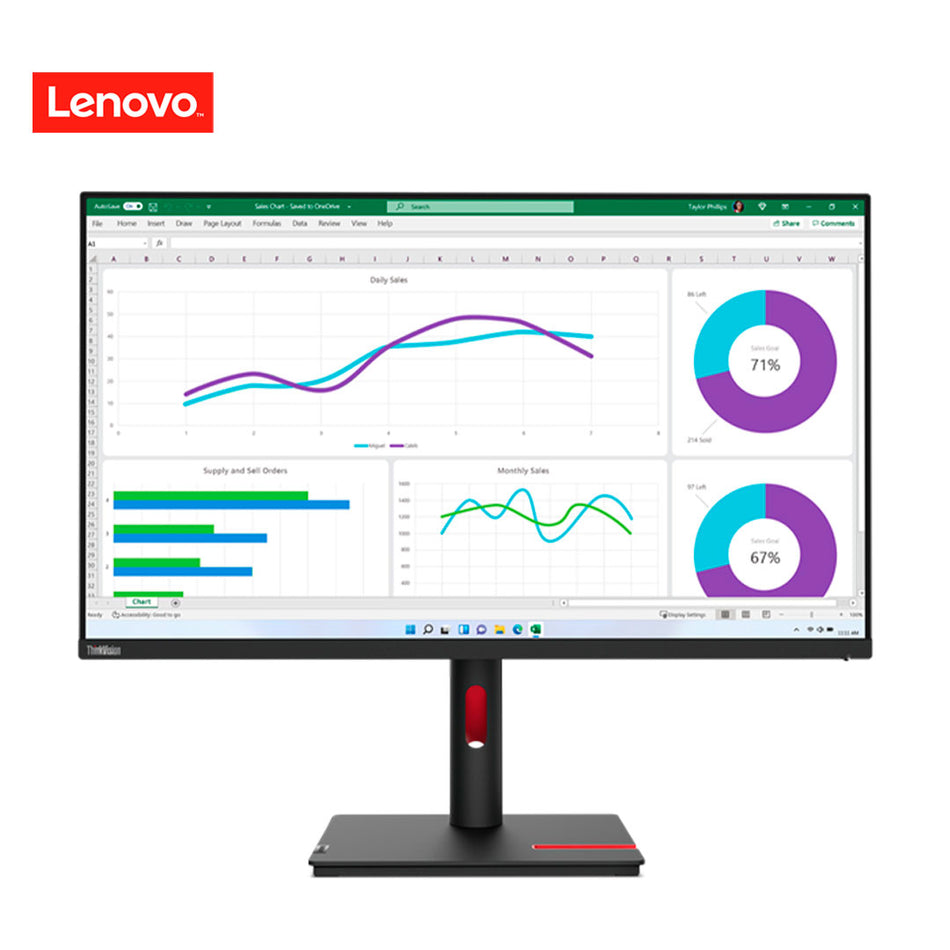 Monitor Lenovo ThinkVision T32h-30, 31.5" WLED IPS, HDMI x1/DP x1/USB-C x1/USB-A x4/RJ-45