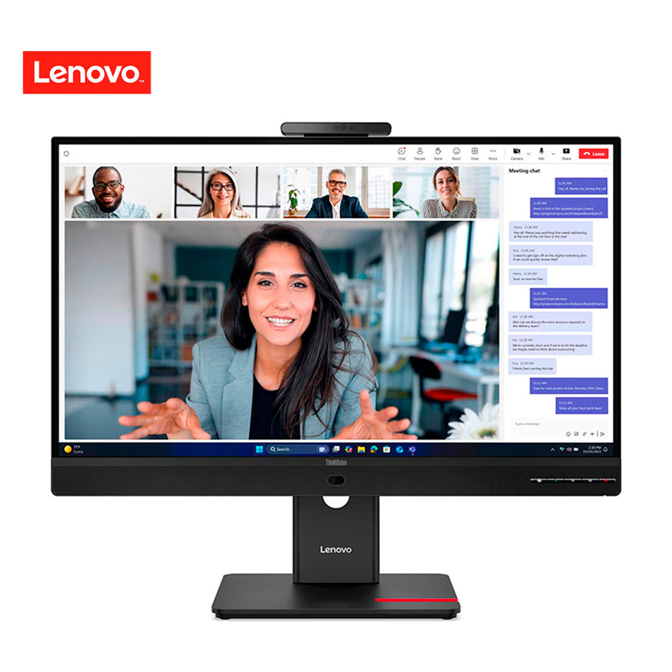 Monitor Plano Lenovo ThinkVision T27QD-4v, 27" WLED QHD/IPS/HDMI/DP/DP-OUT/USB-C/RJ45/5Wx2