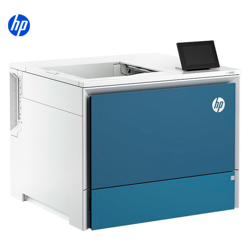 Impresora Laser HP Jet Enterprise X55745dn, 4.3", 1.2k dpi, CTM 120k pags, Bandeja de 550 hojas, 45 ppm, Azul