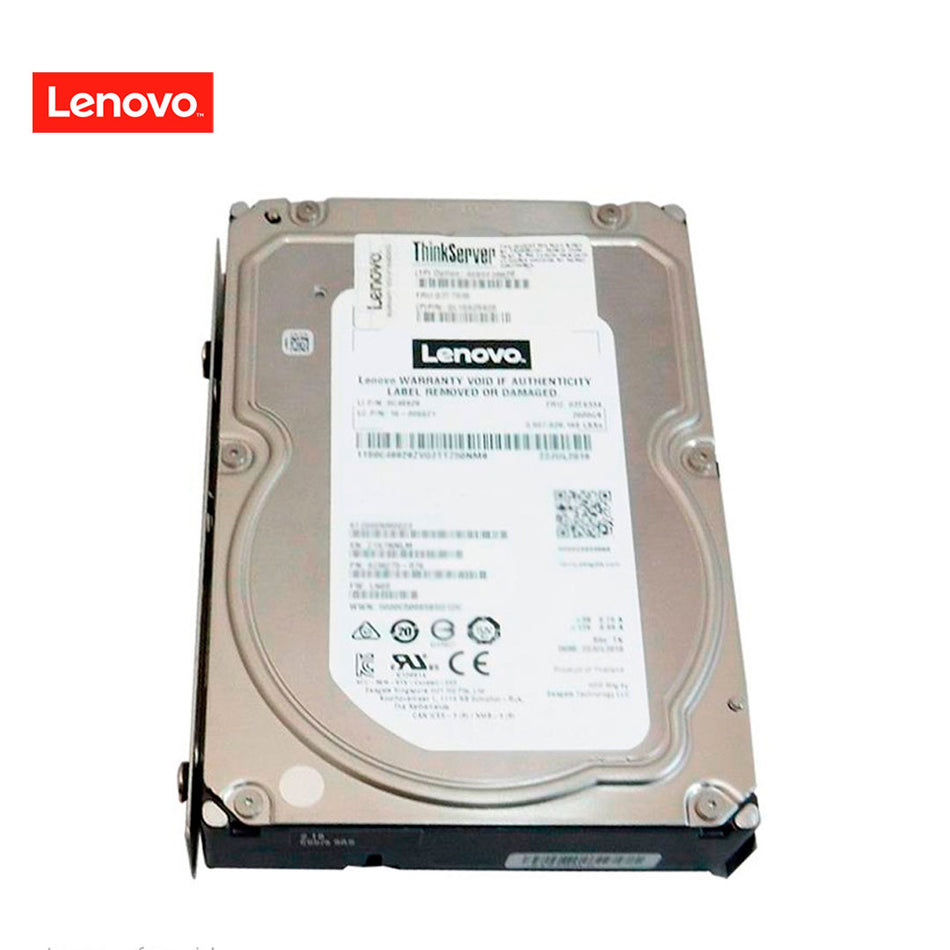Disco duro Lenovo 7XB7A00045, 8TB, SAS 12.0 Gb/s, 7200 RPM, 3.5". 512e