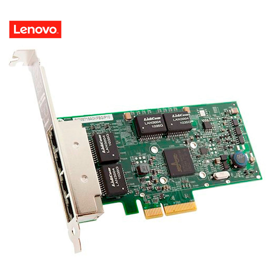 Tarjeta de red Lenovo ThinkSystem Broadcom 5719, 1GbE (RJ-45), 4-Puertos PCIe Ethernet