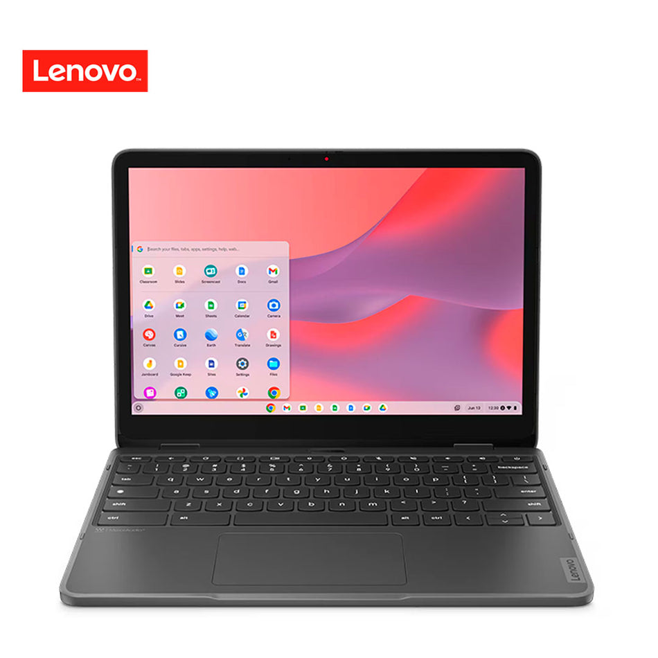 Chromebook Lenovo Yoga 500e Gen 4, 12.2" WUXGA IPS Touch, Proc Intel N100 de hasta 3.40GHz