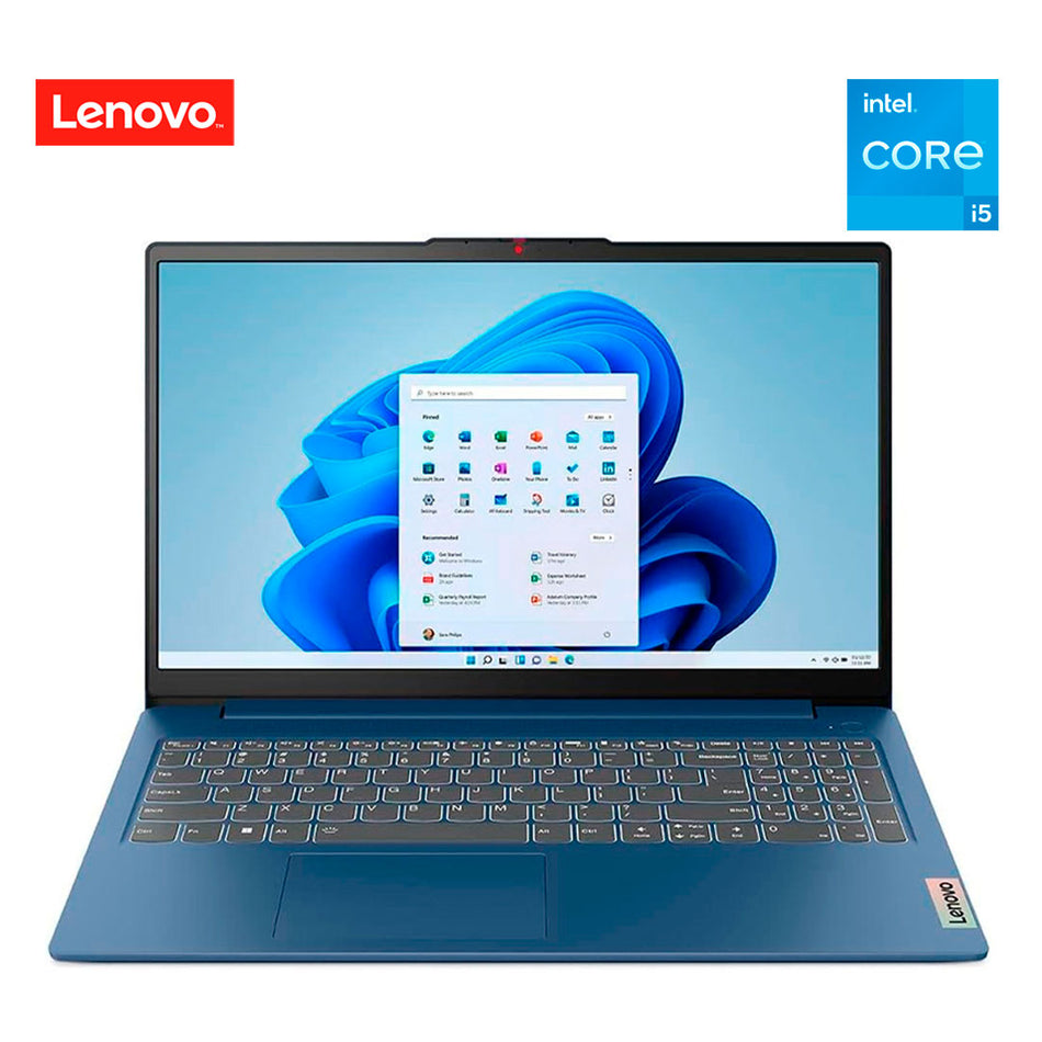 Laptop Lenovo IdeaPad Slim 3 15.6" FHD TN Core i5-12450H 2.0/4.4GHz 8GB LPDDR5-4800
