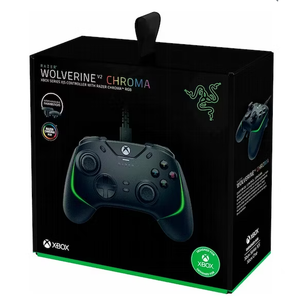 MANDO RAZER WOLVERINE V2 CHROMA PC/XB NEGRO (RZ06-04010100-R3U1)