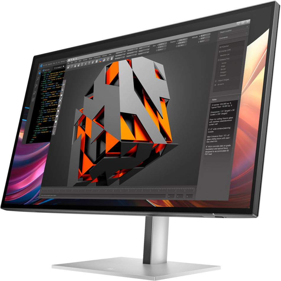 Monitor HP Series 7 Pro 27" 727pq, QHD IPS Black (2560x1440), DP/DP-OUT/HDMI/USB-A x3