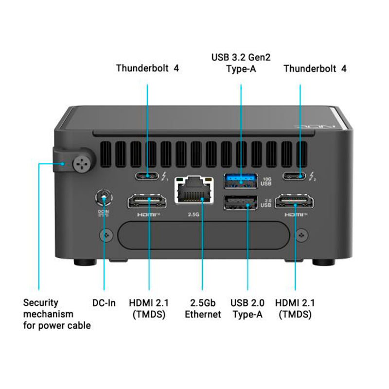 Mini PC ASUS NUC 15 PRO Core 7 240H 5.2G DR5
